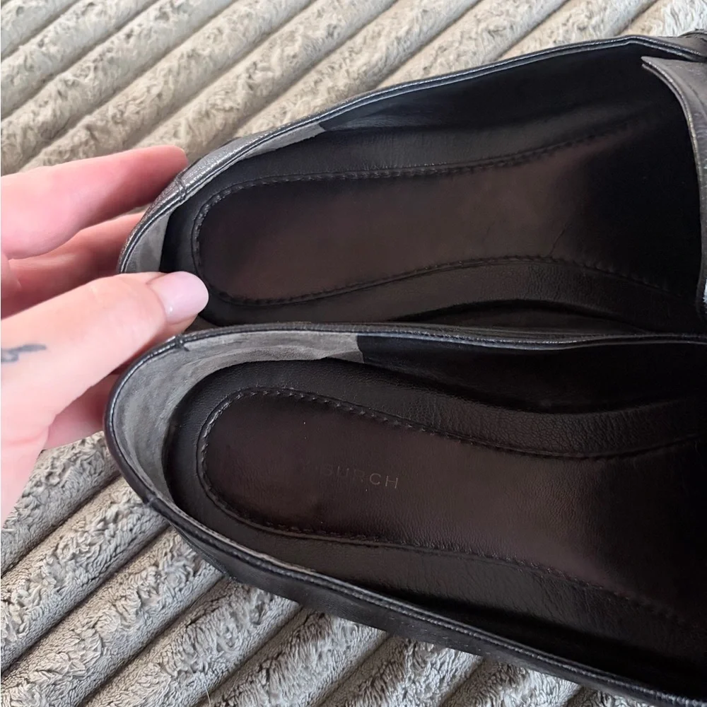 Tory Burch Georgia Loafers Black leather size 10 - Picture 5 of 12